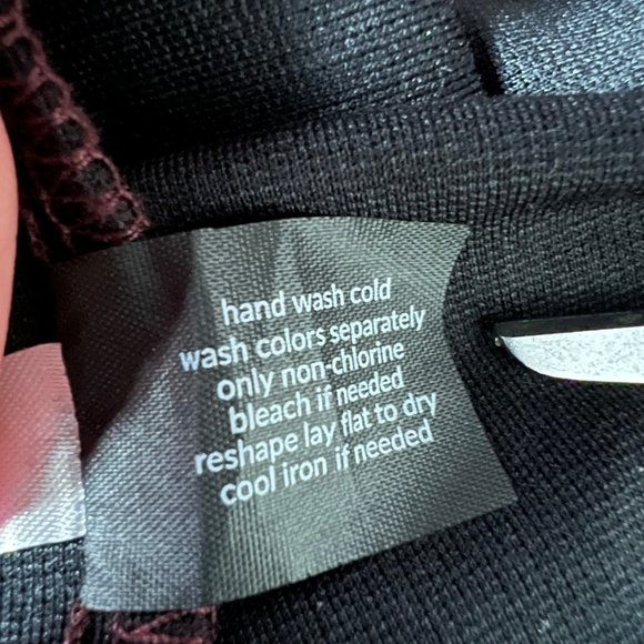 Lane Bryant Womens Colorblock Bodycon Sheath Dress Burgundy Black plus size 26 - Picture 11 of 13